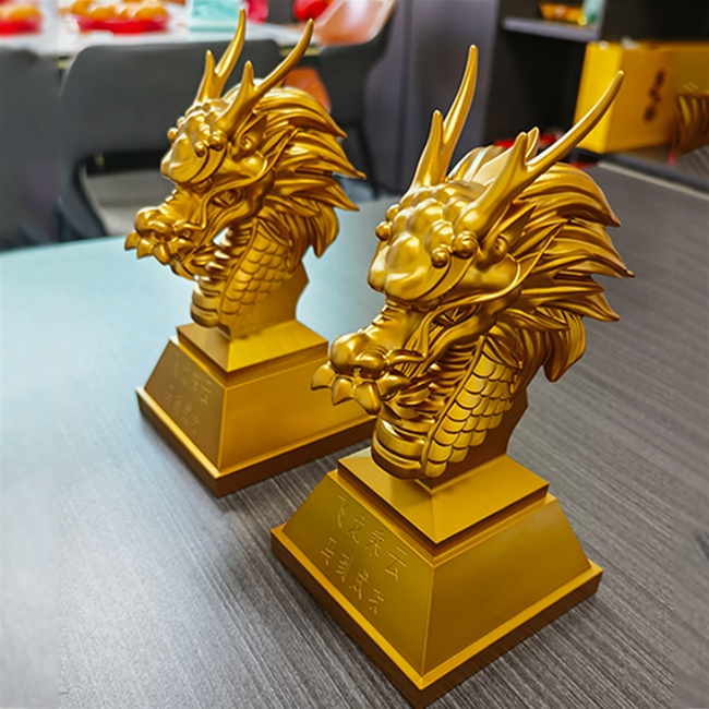 飛龍乘云，馬到成功鋁件